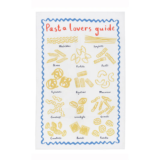 PASTA LOVERS CLUB GUIDE TEA TOWEL
