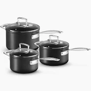 LE CREUSET TNS 3 PIECE SAUCEPAN SET