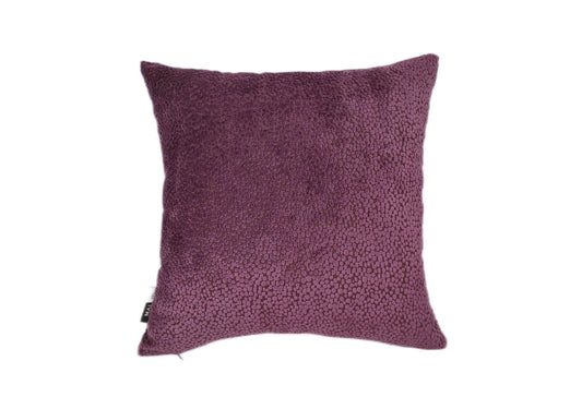 CUT VELVET DOTS IN AUBERGINE 43* 43