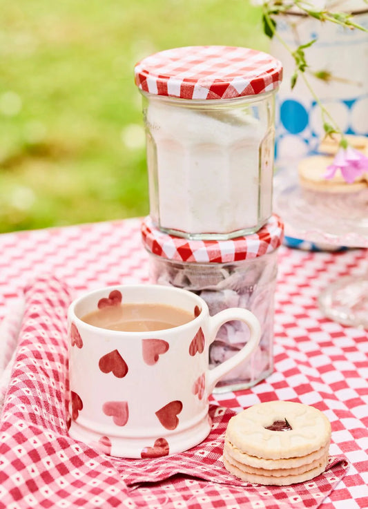 EMMA BRIDGEWATER PINK HEARTS SMALL MUG