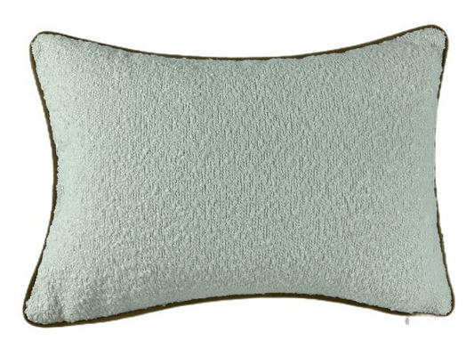 MALINI DOUBLE SIDED CUSHION WITH CONTRAST PIPING