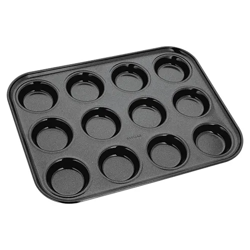 STELLAR BAKEWARE 12 CUP BUN TIN