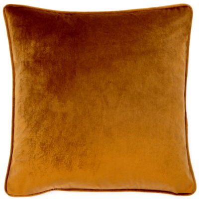PIPE VELVET CUSHION TAN