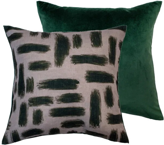MALINI KENTISH OLIVE CUSHION