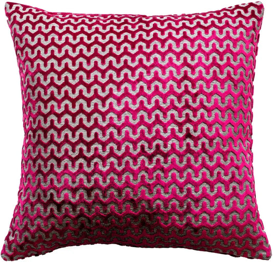 CUT VELVET WAVE FUSHIA 43* 43