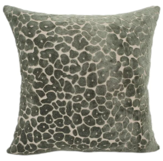 LEOPARD CUT VELV MONEYPENNY SAGE 43*43