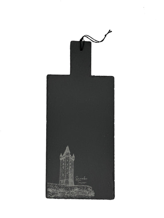 SCRABO TOWER SLATE SERVING PADDLE