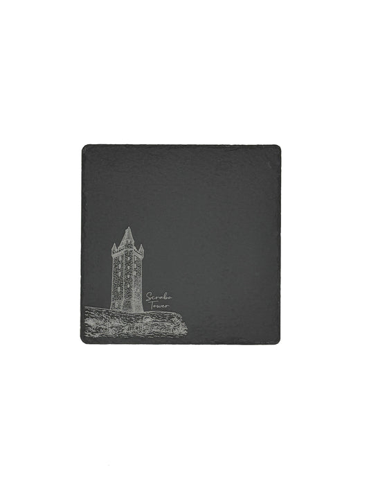 SCRABO TOWER SLATE POT STAND