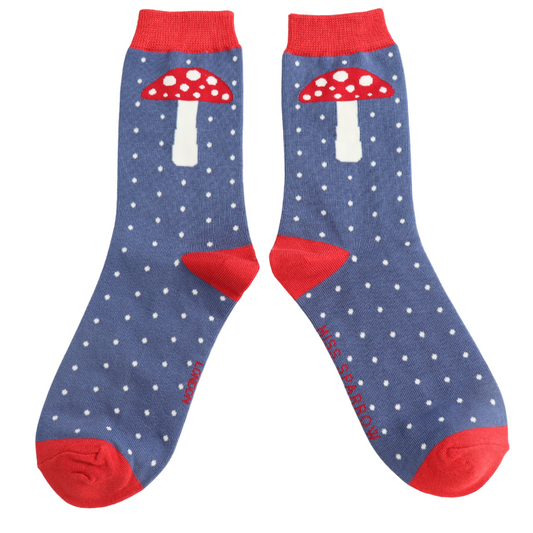 DOTTED TOADSTOOL DENIM