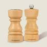 LONDON WOOD SHAKER NATURAL BEECH SALT AND PEPPER SET
