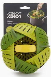 JOSEPH JOSEPH FOLDING STEAMER BASKET GREEN