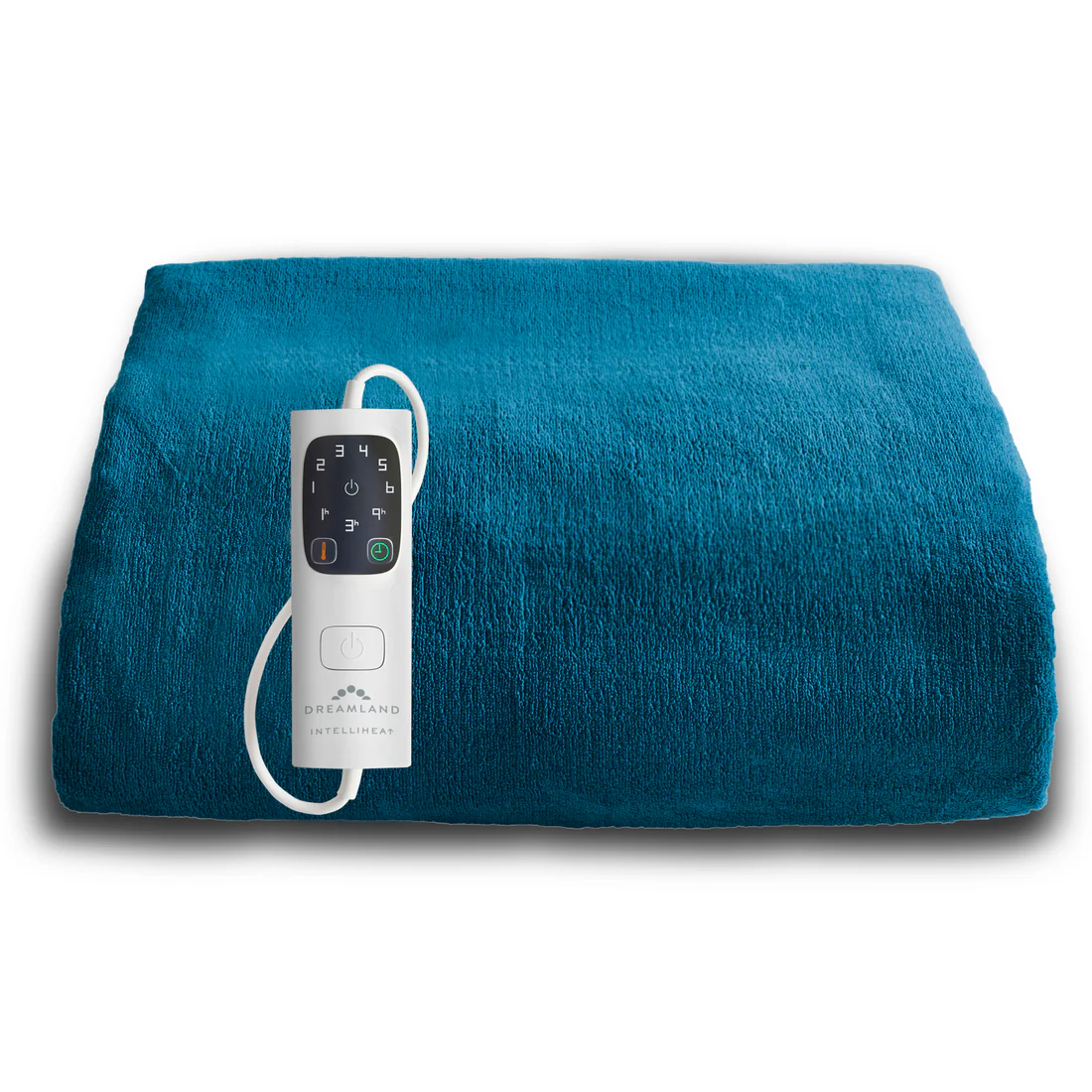 DREAMLAND LARGE VELVET ELECTRIC THROW-TEAL