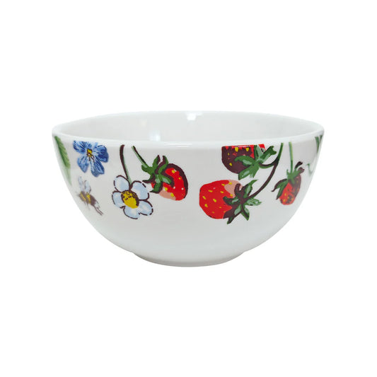 STRAWBERRY PATCH PORCELAIN BOWL
