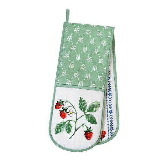 STRAWBERRY PATCH DOUBLE OVEN GLOVE