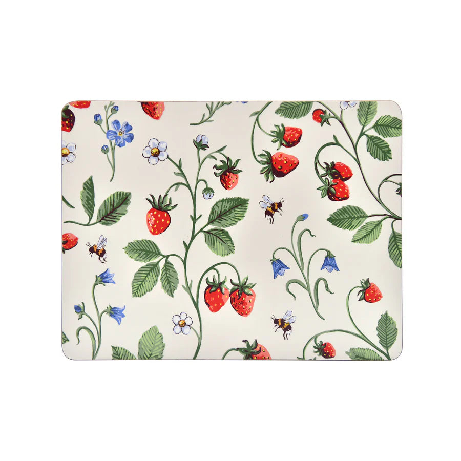 STRAWBERRY PATCH PLACEMAT 4 PK