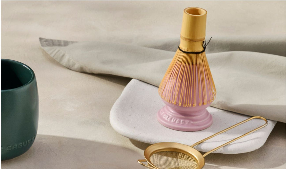 MATCHA WHISK & STAND SUGAR PINK