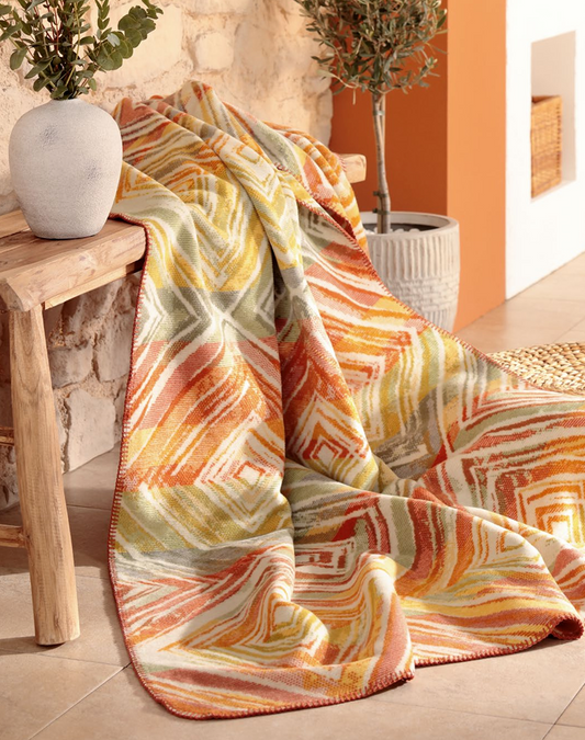 SUNSET DIAMONDS 150x200 THROW