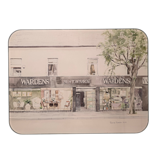 WARDENS 150TH ANNIVERSARY ARTWORK WORKTOP SAVER