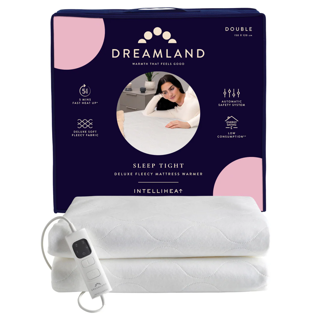 DREAMLAND SLEEP TIGHT UNDERBLANKET- DOUBLE
