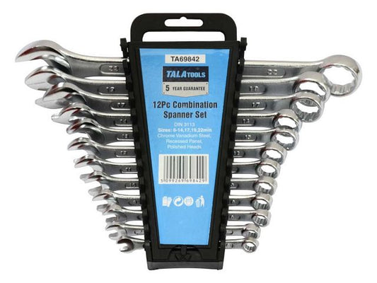 12 PIECE SPANNER SET