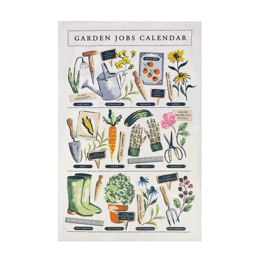 TIME TO GROW JOBS TEA TOWEL