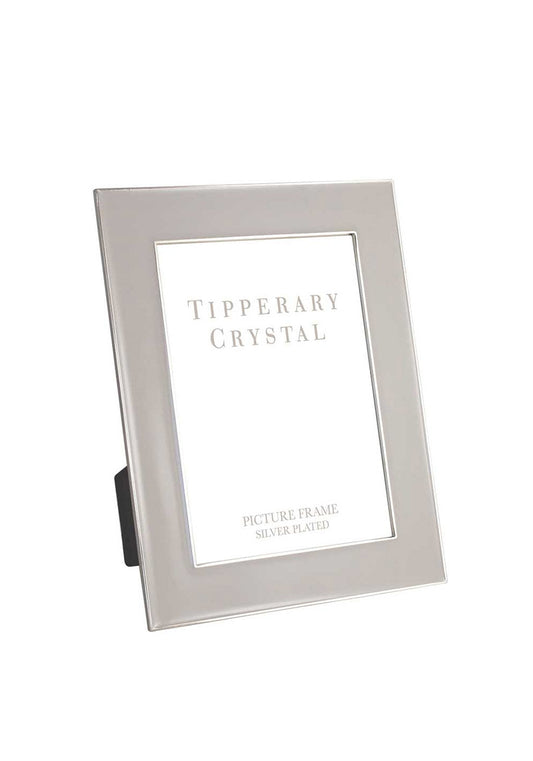 GREY ENAMEL FRAME WITH SILVER EDGING 5*7"