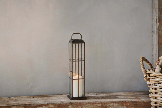 VEMULA LANTERN ANTIQUE BRASS SMALL