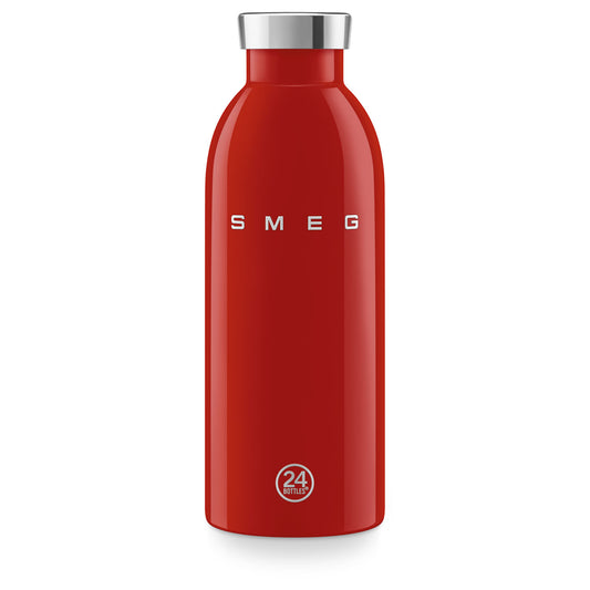 SMEG INSULATED S/STEEL BOTTLE RED