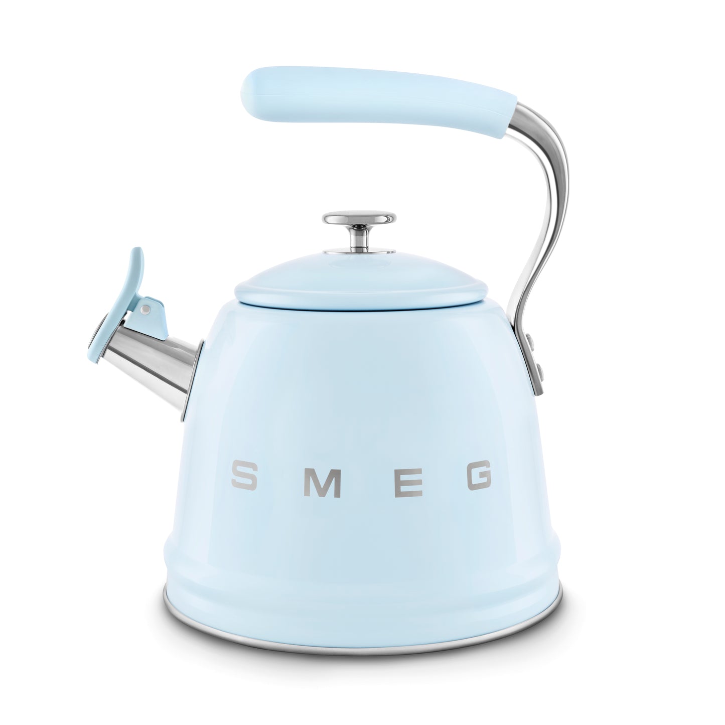 SMEG WHISTLING KETTLE PASTEL BLUE