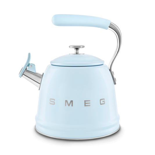 SMEG WHISTLING KETTLE PASTEL BLUE