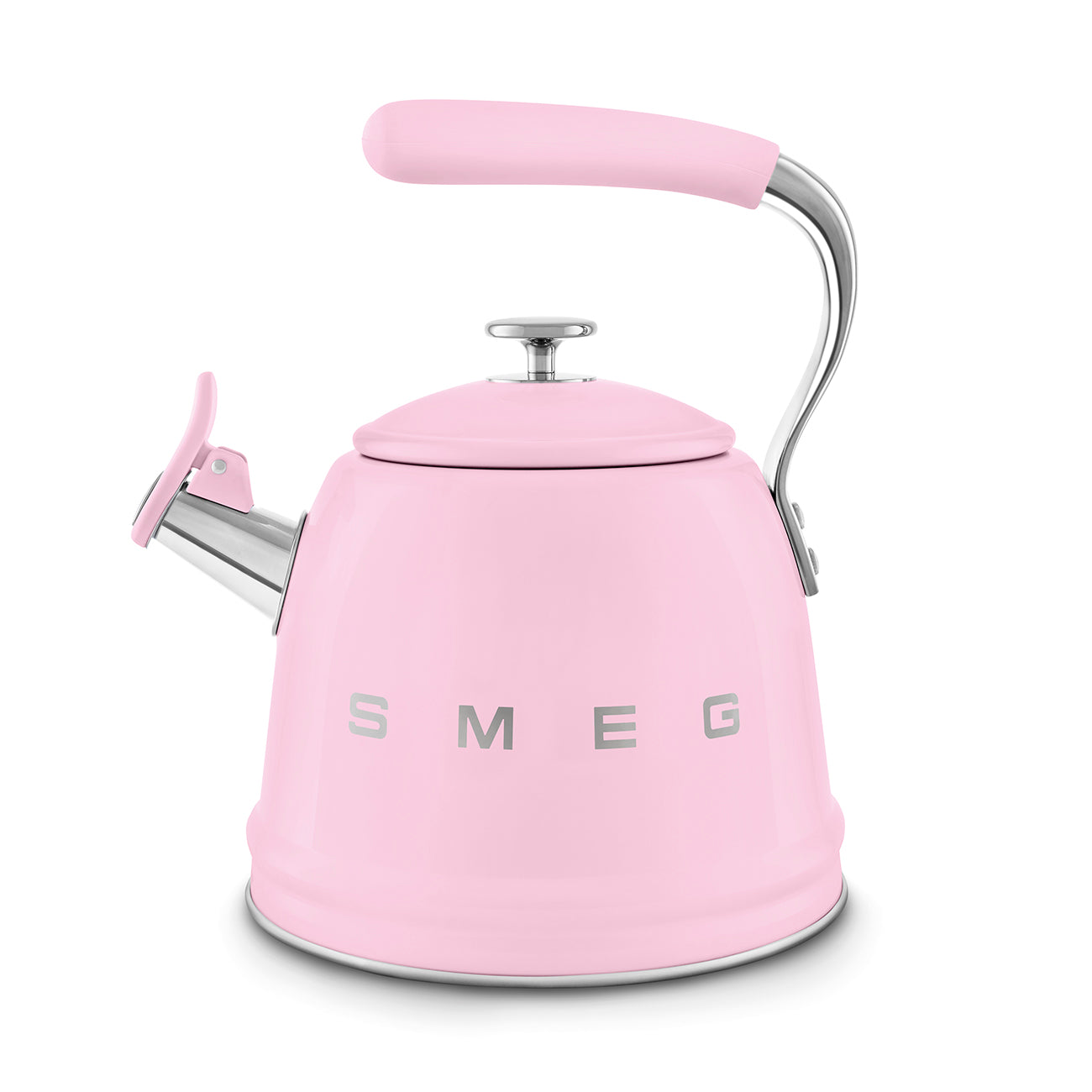 SMEG WHISTLING KETTLE PINK