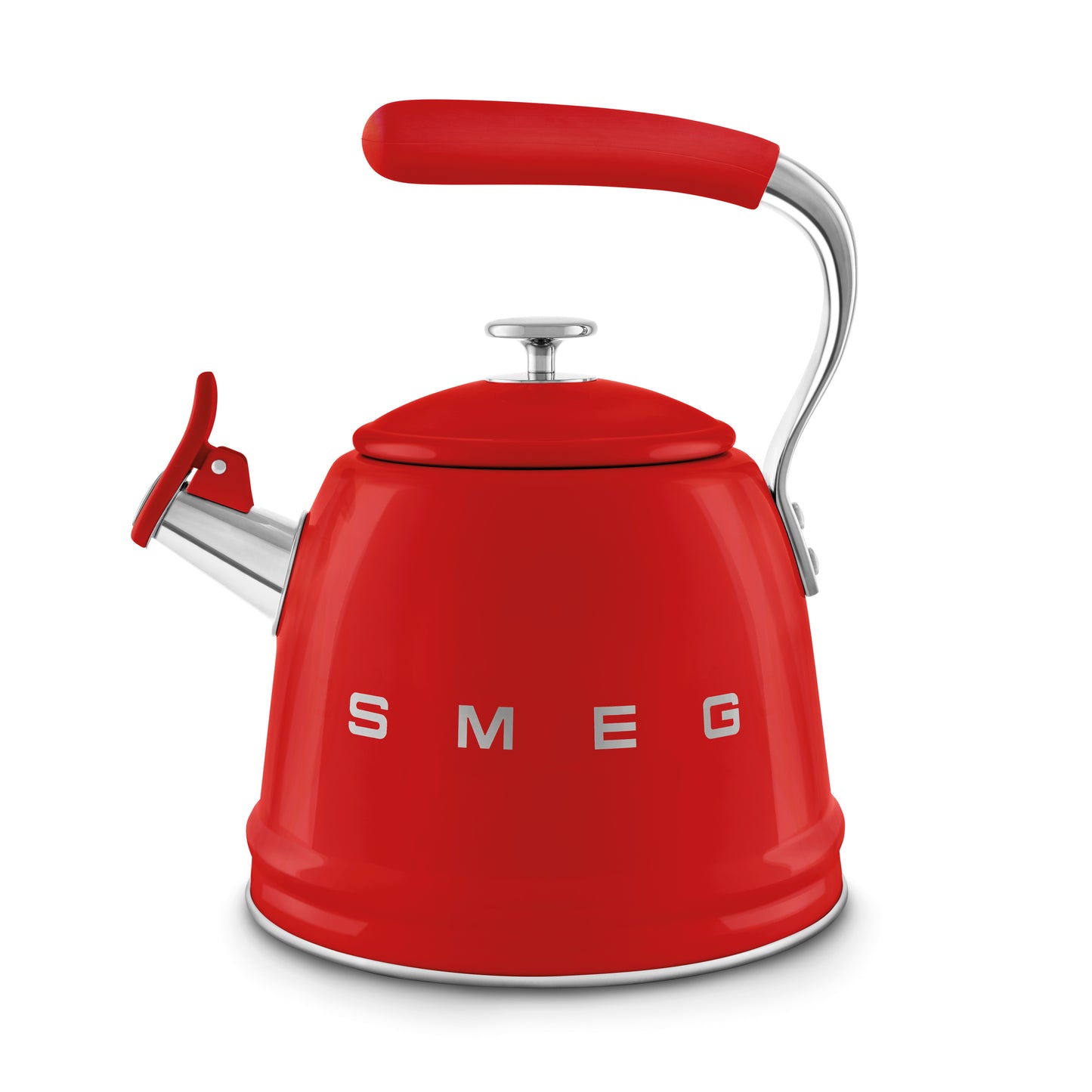 SMEG WHISTLING KETTLE RED