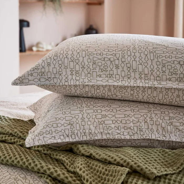 ABIGAIL AHERN x MURMUR LARA DUVET COVER SET SAGE GREEN