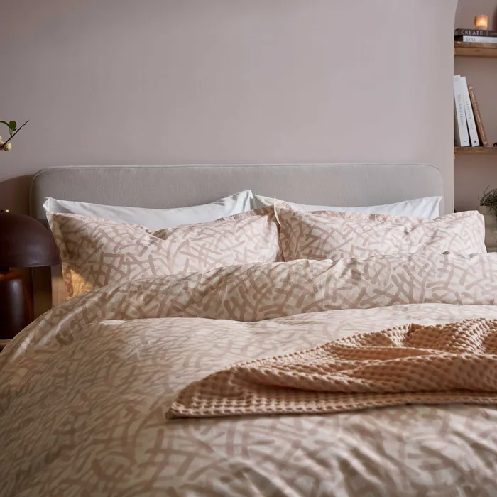 ABIGAIL AHERN x MURMUR OONAGH DUVET COVER SET DUSKY PINK