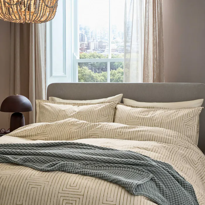 ABIGAIL AHERN x MURMUR PIA DUVET COVER SET WARM OCHRE
