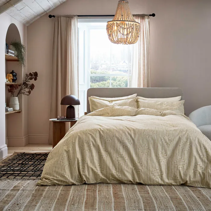 ABIGAIL AHERN x MURMUR PIA DUVET COVER SET WARM OCHRE