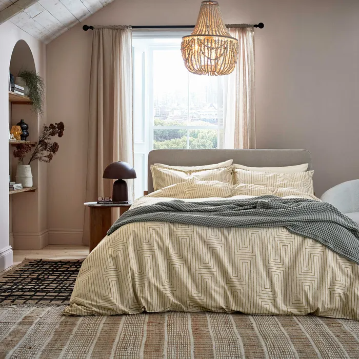ABIGAIL AHERN x MURMUR PIA DUVET COVER SET WARM OCHRE