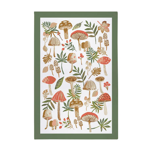 MUSHROOMS COTTON TEA TOWEL