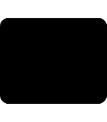 BLACK SMOOTH GLASS BOARD LARGE 40*50CM (CL)