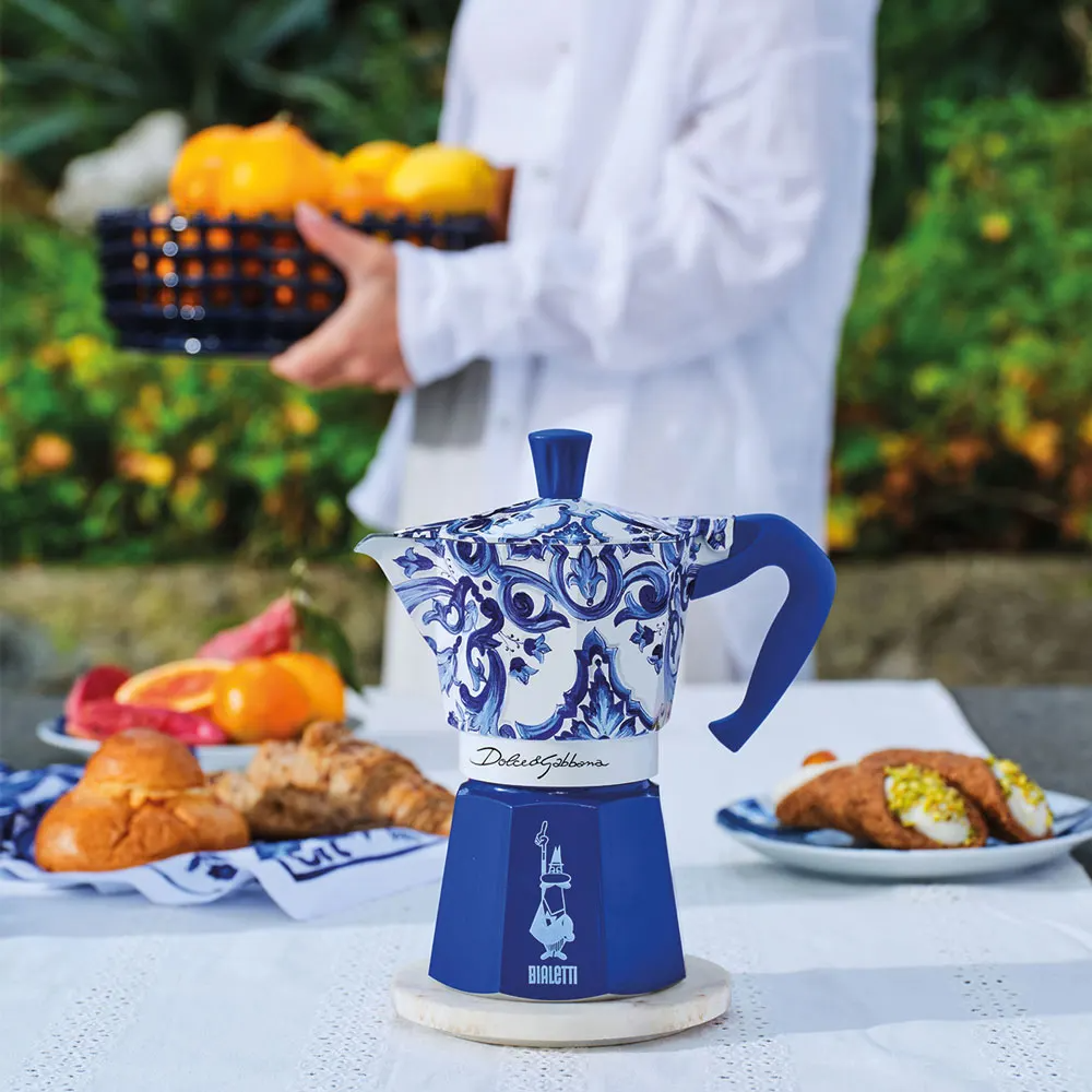 MOKA EXPRESS BIALETTI DOLCE & GABBANA MEDITERRANEAN BLUE