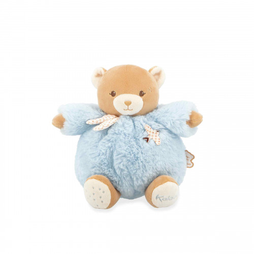 PATAPOUF TEDDY BEAR BLUE 17CM