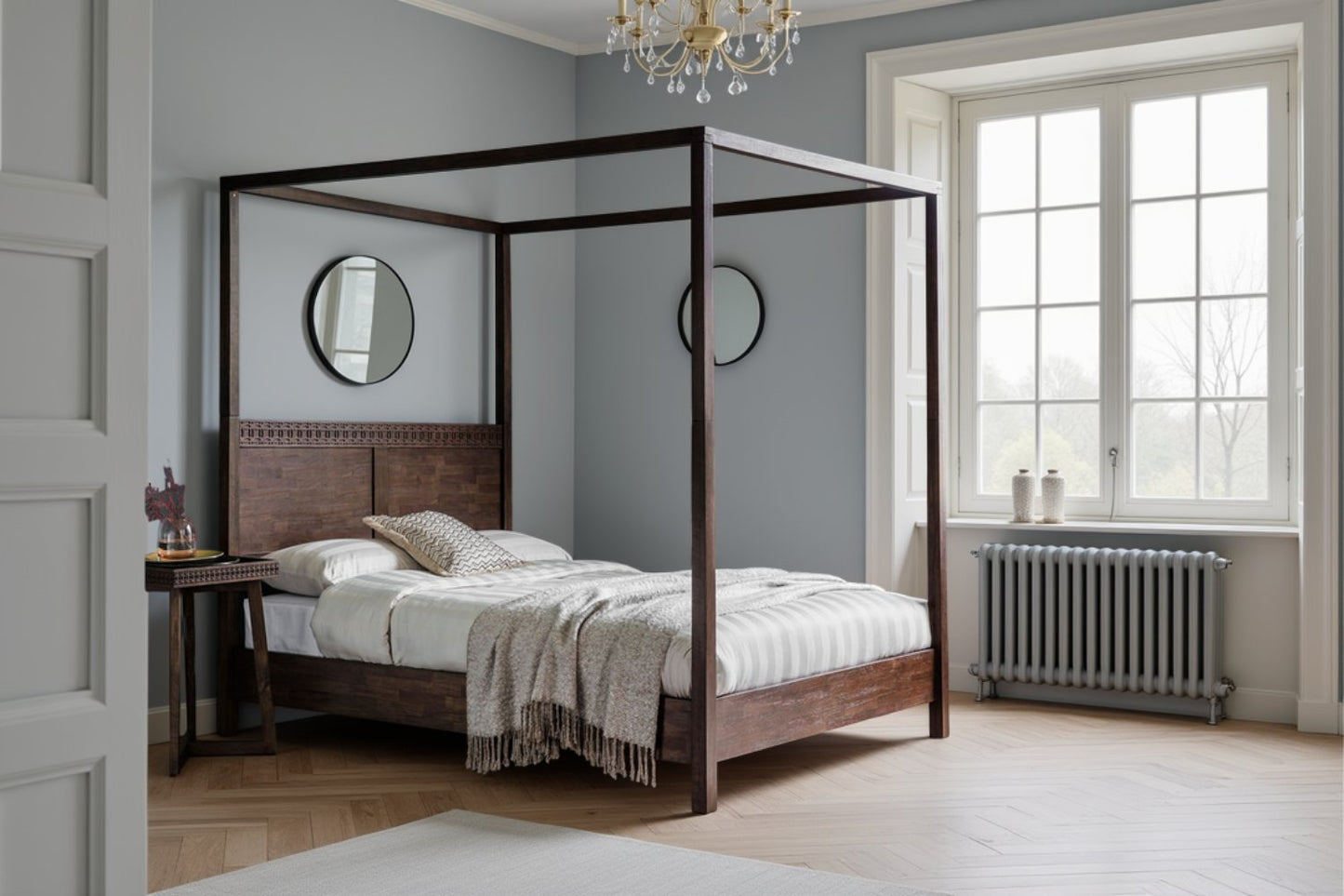 BOHO 4 POSTER BED