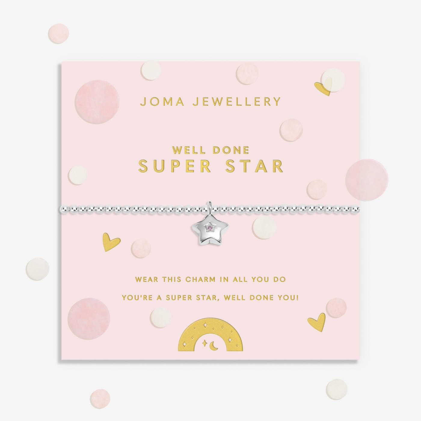 SUPER STAR SILVER PLATED BRACELET