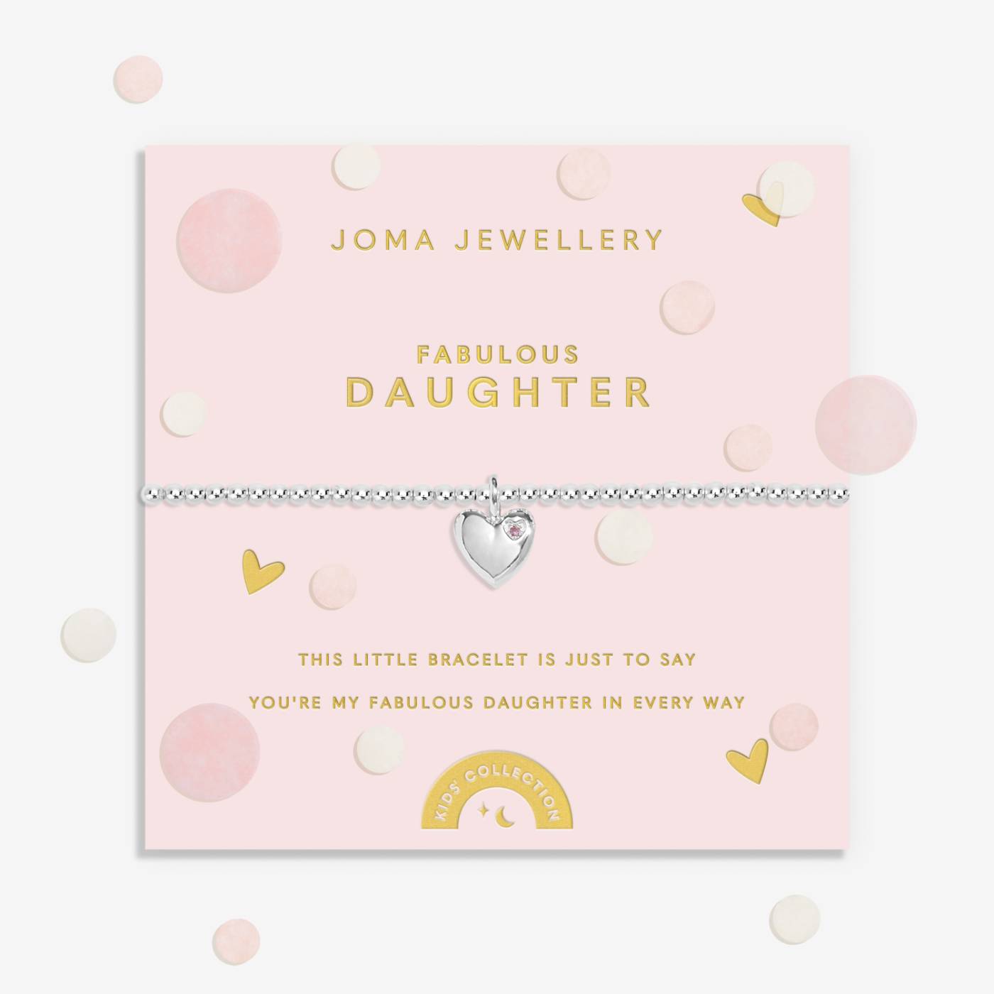 FABULOUS DAUGHTER SILVER PLATED BRACELET