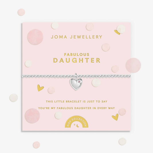 FABULOUS DAUGHTER SILVER PLATED BRACELET