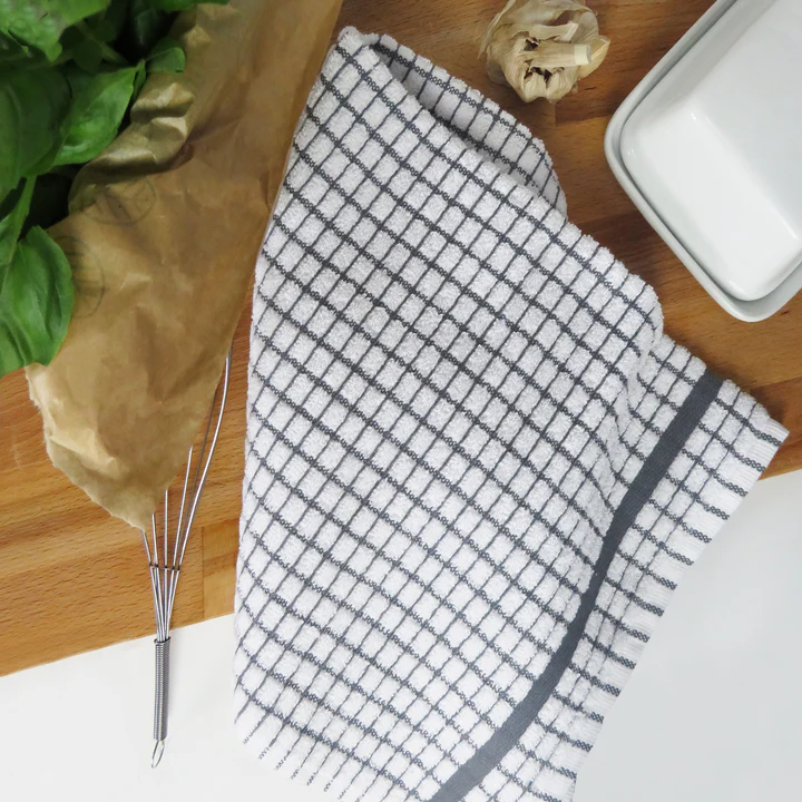 POLIDRI TEA TOWEL-CHARCOAL GREY