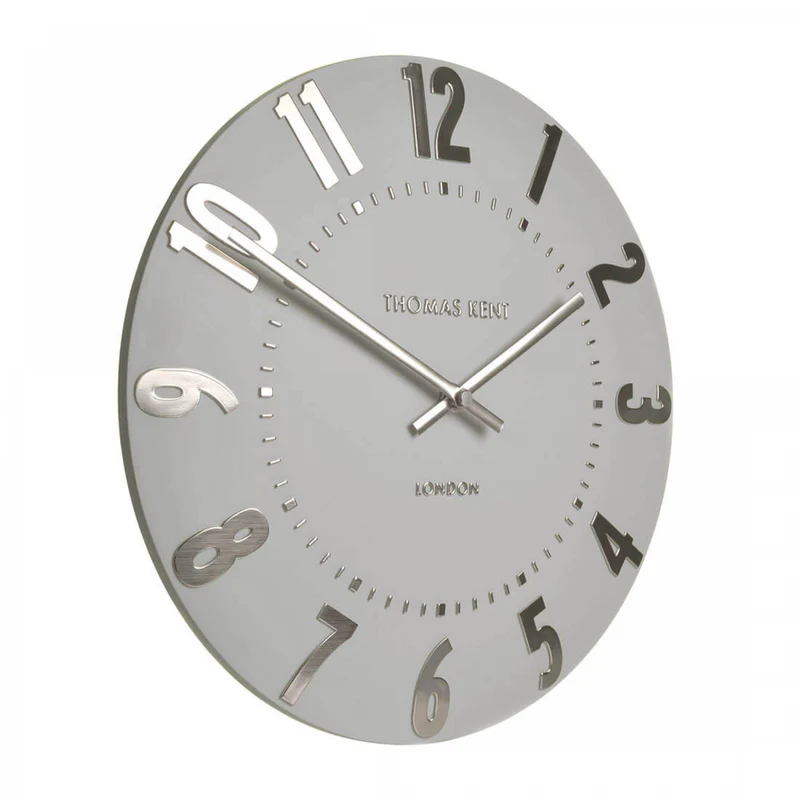 MULBERRY WALL CLOCK SILVER CLOUD