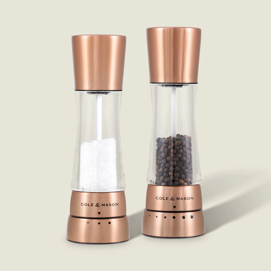 DERWENT COPPER SALT & PEPPER MILLS