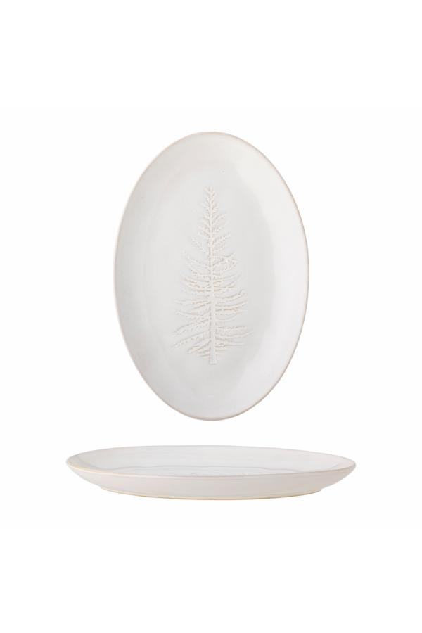 WINTER SERVING PLATE