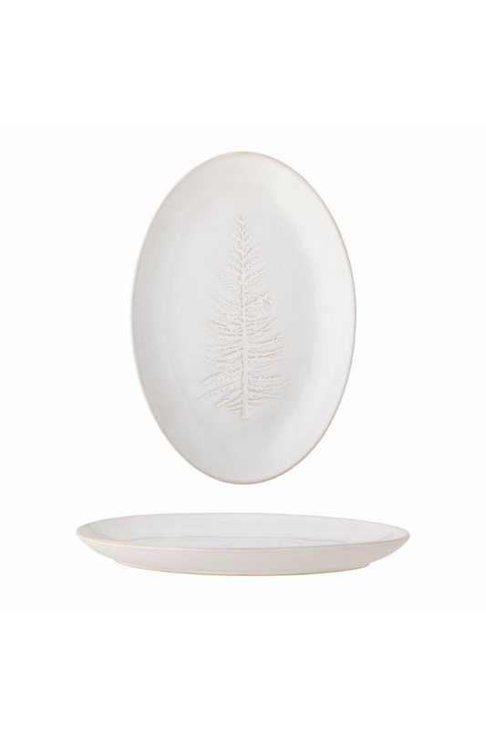 WINTER SERVING PLATE